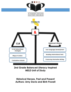 MELD Historical Heroes Unit of Study