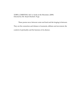 Swift on the mountain