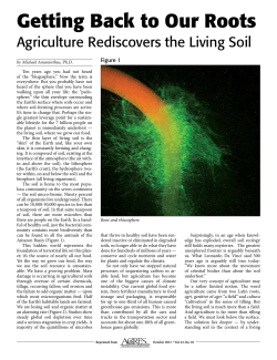 Getting Back to Our Roots - Mycorrhizal Applications