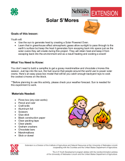 Solar S`Mores - The Learning Child