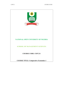 COP211 - National Open University of Nigeria