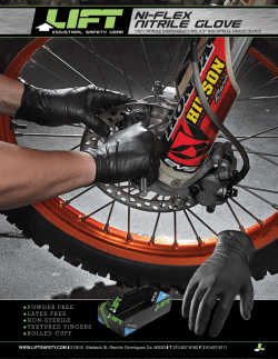 Ni-flex nitrile glove