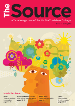 official magazine of South Staffordshire College