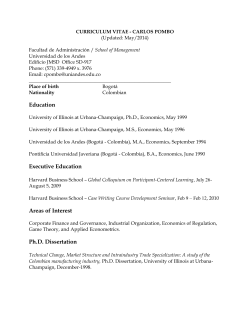 curriculum vitae - carlos pombo