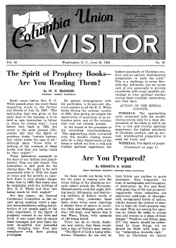 Columbia Union Visitor for 1953 - Vol. 58