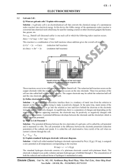 electrochemistry - einstein classes