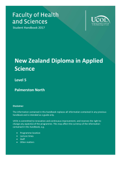 Applied Science Level 5 Handbook 2017