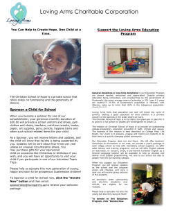 Loving Arms Charitable Corporation