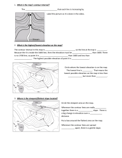 Page 13&mdash;topographic skills notes