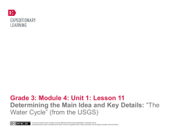 Grade 3: Module 4: Unit 1: Lesson 11