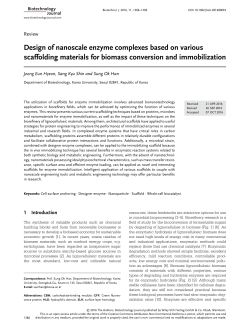 Design of nanoscale enzyme complexes based on various
