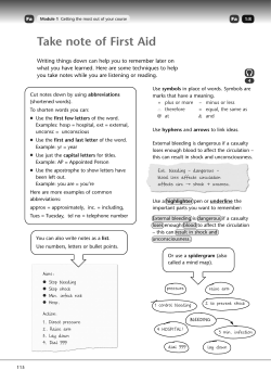 Making notes 2 - Move On