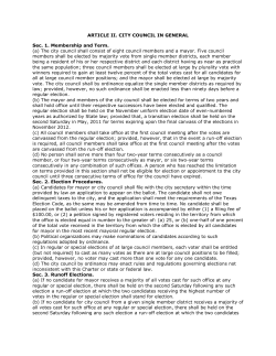 article ii. city council 5
