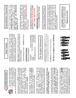 Sir Knights Information - St. Matthias the Apostle Catholic Church