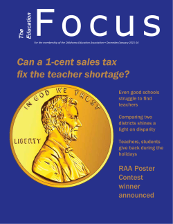 Can a 1-cent sales tax fix the teacher shortage?