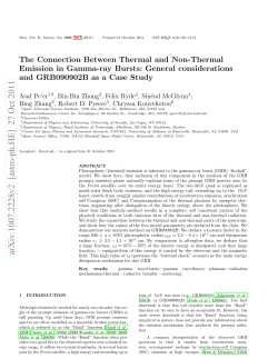 The Connection Between Thermal and Non