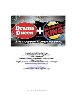 drama - Junior High Ministry