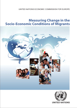 Measuring Change in the Socio-Economic Conditions of