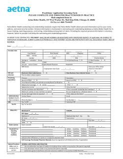 Practitioner Application Screening