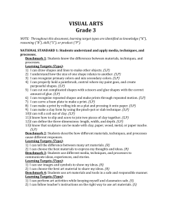 Grade 3 Visual Arts