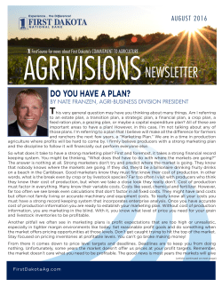 NEWSLETTER - First Dakota National Bank