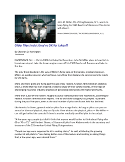 Older fliers insist they`re OK for takeoff