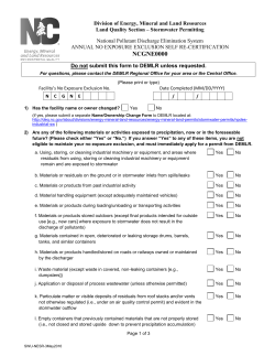 north carolina department of environment, health, and natural r