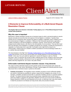 4 Elements to Improve Enforceability of a Multi