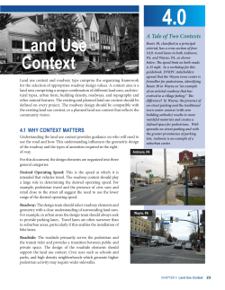 Land Use Context