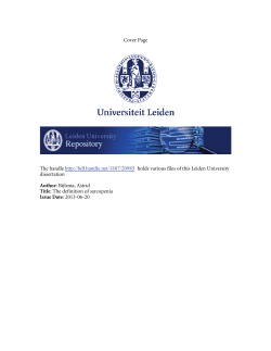 Full text - Universiteit Leiden