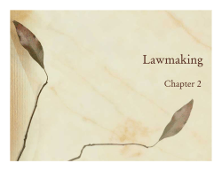 Lesson 2 Lawmaking - Airport High School