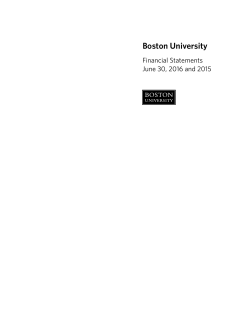 2016 - Boston University