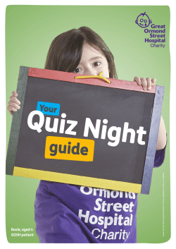 GOSH Quiz - Great Ormond Street Hospital Children`s Charity