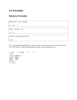 2.4 Formulas