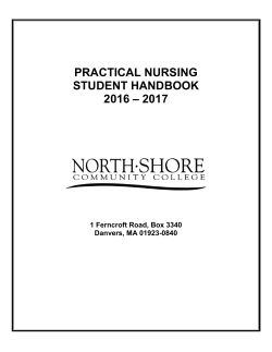 practical nursing - North Shore Community College