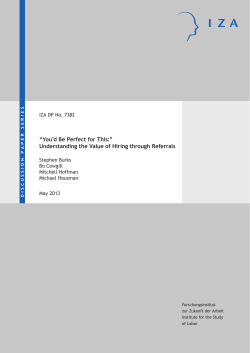 The Value of Hiring through Referrals