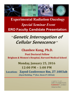 ERO Flier Special Seminar Chanhee Kang