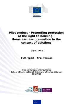 Promoting protection of the right to housing
