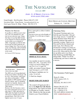 the navigator - KofC3361.org
