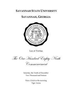 December Commencement Program