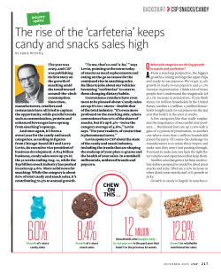 The rise of the `carfeteria` keeps candy and snacks sales high