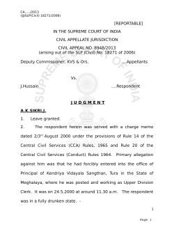 IN THE SUPREME COURT OF INDIA CIVIL