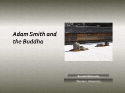 Adam Smith and the Buddha