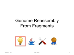 Genome Reassembly From Fragments