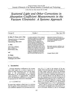 Scattered light and other corrections in