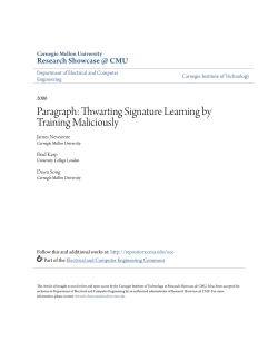 Paragraph: Thwarting Signature Learning by