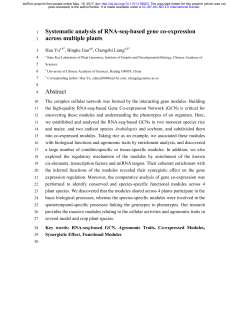 Systematic analysis of RNA-seq-based gene co