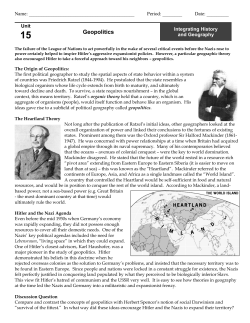 Geopolitics - Pine Crest School