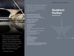 Quadracci Pavilion - Milwaukee Art Museum