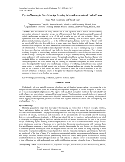 Psycho-Meaning to Cove Man Age Drawing in Iran (Lorestan) and